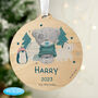 Personalised Winter Explorer Tiny Tatty Teddy Christmas Tree Decoration, thumbnail 4 of 5