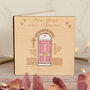 Personalised New Home Front Door Wooden Card, thumbnail 1 of 6