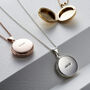 Personalised Small Round Locket Necklace, thumbnail 4 of 9