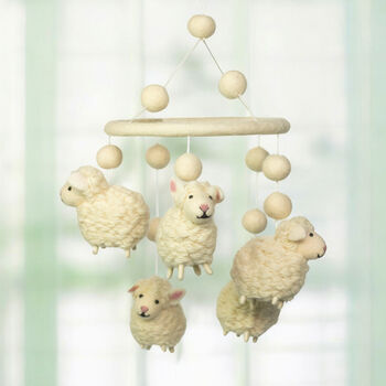 Handmade Felt Baby Cot Mobiles Baby Room Decor, 7 of 9