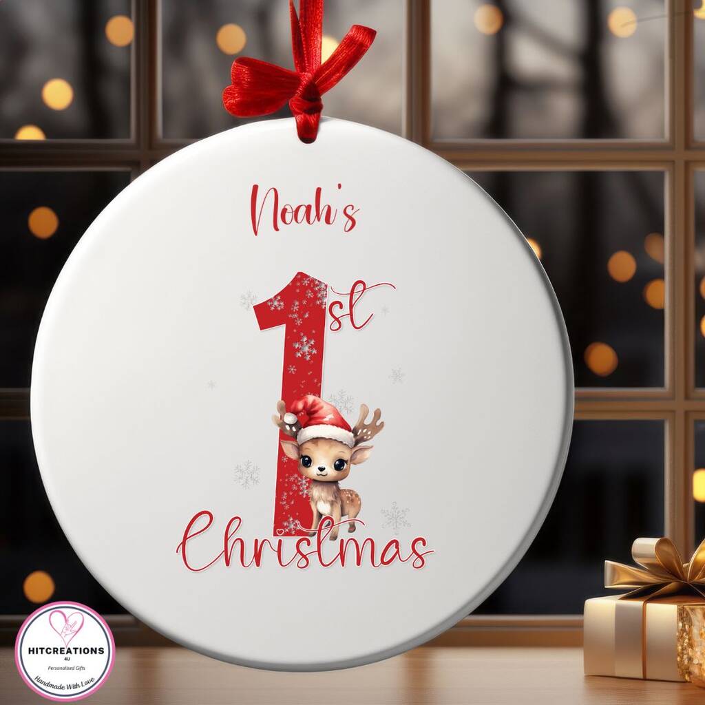 First Christmas Bauble Baby's First Christmas