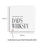 Reserved For Dad's Drink Personalised Ceramic Coaster, thumbnail 4 of 10