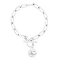 Personalised Handwriting T Bar Bracelet With Paperclip Chain, thumbnail 4 of 4