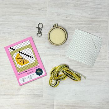 It's Gin O'clock! Mini Matchbox Cross Stitch Kit, 6 of 6
