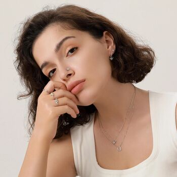 Sterling Silver Highland Cow Nose Ring, 3 of 10