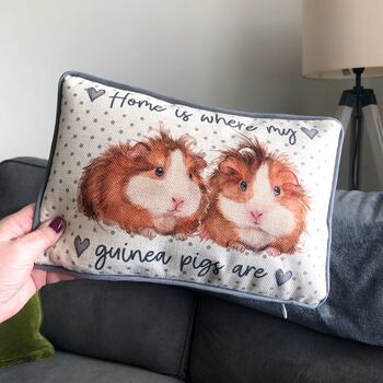 Personalised Guinea Pig Cushion, 3 of 5