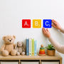 Personalised Fabric Letter Wall Tiles, thumbnail 3 of 6