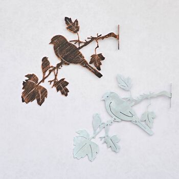 Recycled Iron Bird Silhouette Garden Art, 6 of 6