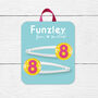 8th Birthday Hair Clips Gift Set, thumbnail 1 of 2