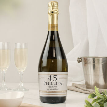 Personalised Italian Prosecco Milestone Birthday – Perfect For 30th, 40th, 50th, 60th Birthday Gifts, 3 of 4