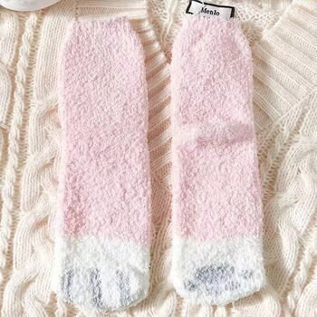Fluffy Cat Paw Socks, 4 of 12