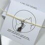 Cat Charm Valentine's Day Bracelet Gift, thumbnail 4 of 5