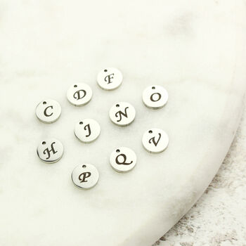 Personalised Family Tree Initials Necklace, Silver Or Gold Tone, 11 of 12