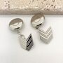 Arrow Cufflinks For Men And Women In Silver, Gold Or Rose Gold, thumbnail 5 of 9