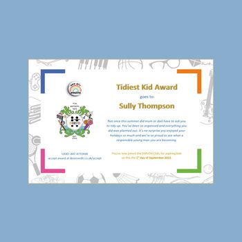 Kids Personalised Award Certificate, 5 of 7