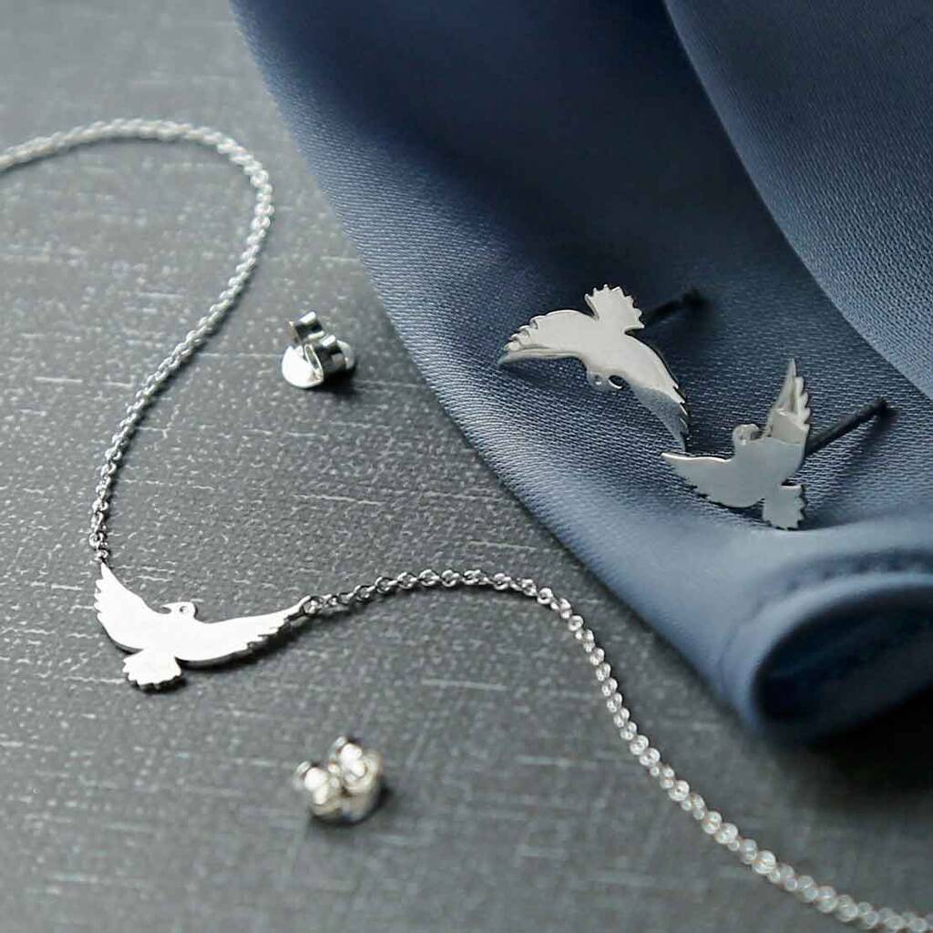 Sterling Silver Falcon Set, 1 of 6