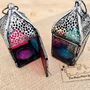 Sweet Mini Silver Moroccan Style Lantern, thumbnail 7 of 9