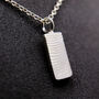 Sterling Silver Fingerprint Memorial Pendant, thumbnail 2 of 6