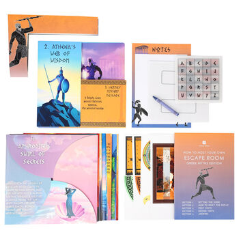 Host Your Own Family Escape Room: Greek Myths Adventure Game Christmas, 4 of 5