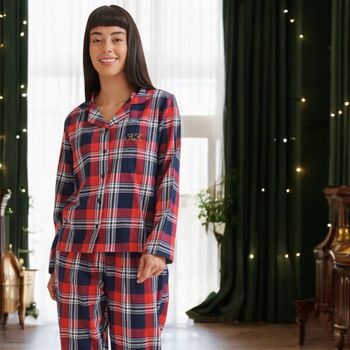 Matching Personalised Christmas Family Pyjamas, 6 of 9