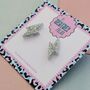 Glitter Lightning Bolt Stud Earrings *More Colours Available*, thumbnail 7 of 12