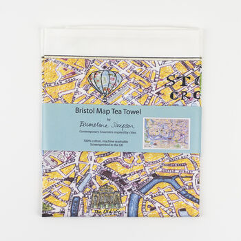 Bristol Map Tea Towel, 4 of 4