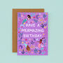Any Age Mermaid Birthday Card, Girls Birthday Card, thumbnail 2 of 9