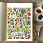 Foraging Plants Of Britain Greeting Card, thumbnail 3 of 7
