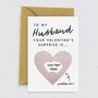 'To My Husband' Valentines Scratch Card / Three Colours, thumbnail 2 of 4