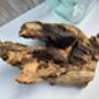 Molten Glass Driftwood Melted Glass Vase On Wood Base, thumbnail 9 of 9