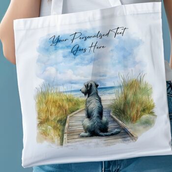 Personalised Irish Wolf Hound Dog Beach Walk Collection, 7 of 8