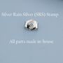 Sterling Silver Dainty Cz Flower Drop Stud Earrings, thumbnail 4 of 12