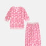 Indian Cotton Peony Paisley Print Pyjama Set, thumbnail 5 of 6