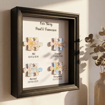 Wedding Gifts Met Engaged Married Locations Print, 9 of 10