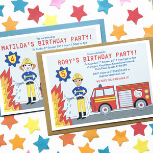 child birthday party invitations
