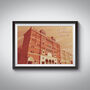 Clapham Grand London Travel Poster Art Print, thumbnail 1 of 8