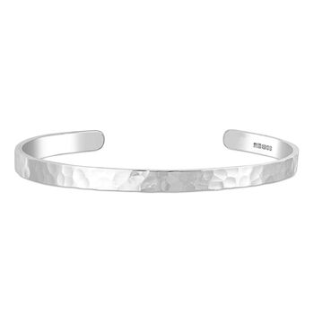 Personalised Mens Sterling Silver Bangle, 5 of 7