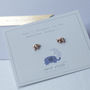 Elephant Awesome Stud Sterling Silver Earrings, thumbnail 5 of 10