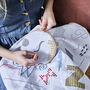 Alphabet Linen Embroidery Kit, thumbnail 3 of 9