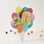 Personalised Balloon Card With Helium Balloon Age, thumbnail 5 of 5