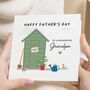 Garden Shed Father's Day Card For Grandad, thumbnail 1 of 7