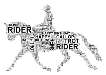 Horse And Rider Personalised Print, 3 of 3
