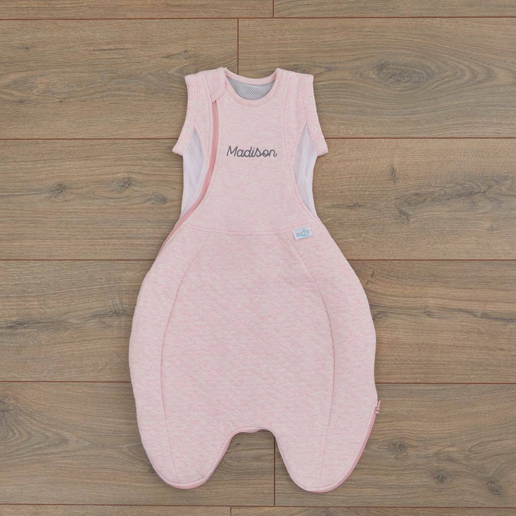 Personalised Purflo Pink Swaddle Sleep Bag Two.Five Tog By My 1st Years