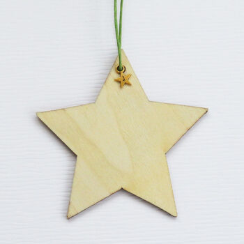 Personalised Star Tree Decoration Set, 2 of 3