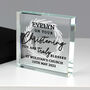 Personalised Truly Blessed Christening Crystal Token, thumbnail 2 of 4
