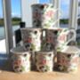 Set Of Six China Palace Mugs In Hedgerow Design, thumbnail 1 of 8