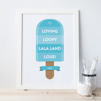 Personalised Childrens Name Print, 2 of 9