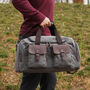 Large Canvas Holdall With Front Pocket, thumbnail 1 of 12