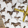 Shire Horse Wrapping Paper Roll Or Folded, thumbnail 2 of 3