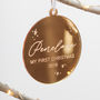 Personalised Baby's First Christmas Ornament, thumbnail 3 of 3